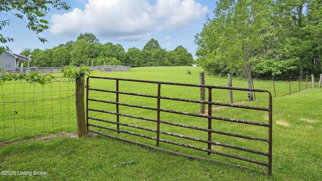 316 E Cross Main St, New Castle, KY 40050 - gate featuring a view of rural / pastoral area