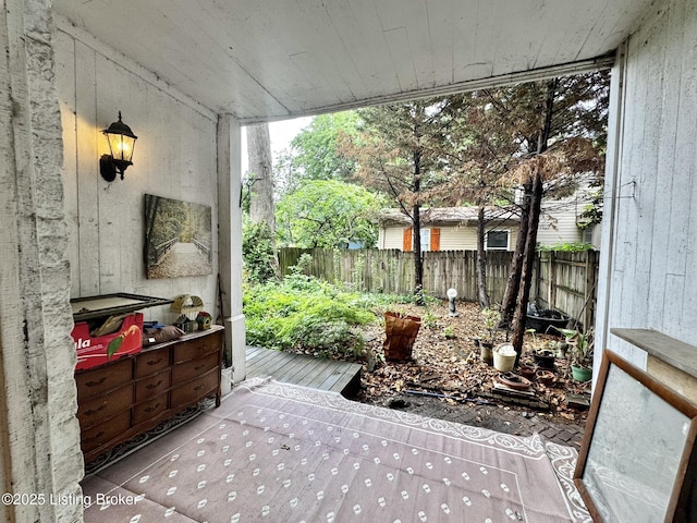 218 Locust St, Jeffersonville, IN 47130 - view of fenced backyard