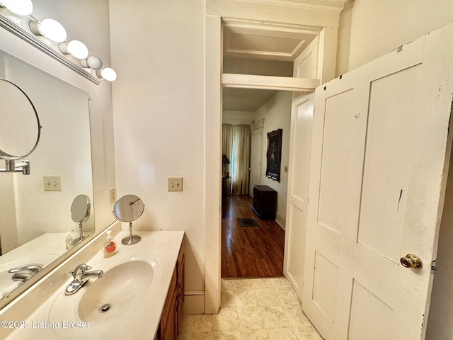 218 Locust St, Jeffersonville, IN 47130 - bathroom with vanity