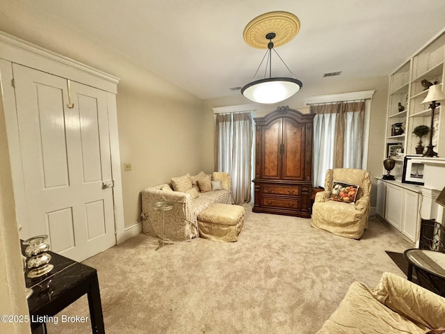 218 Locust St, Jeffersonville, IN 47130 - living area with light colored carpet