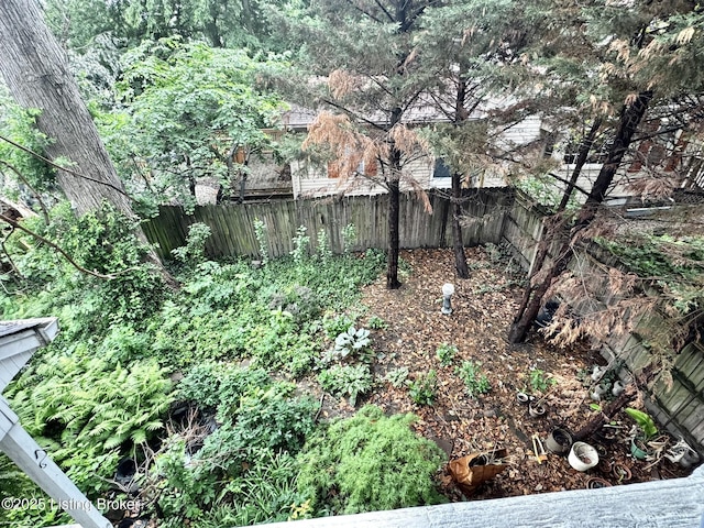218 Locust St, Jeffersonville, IN 47130 - view of fenced backyard