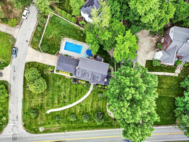 2501 Newburg Rd, Louisville, KY 40205 - bird's eye view of a pool