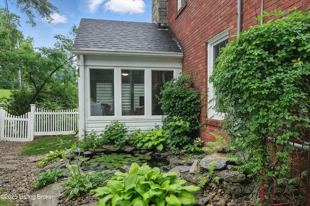 2501 Newburg Rd, Louisville, KY 40205 - view of side of property with brick siding and a shingled roof