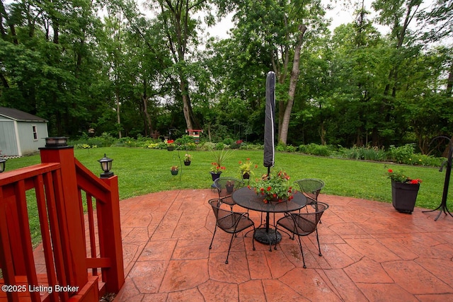 9200 Axminster Dr, Louisville, KY 40299 - view of patio with outdoor dining area