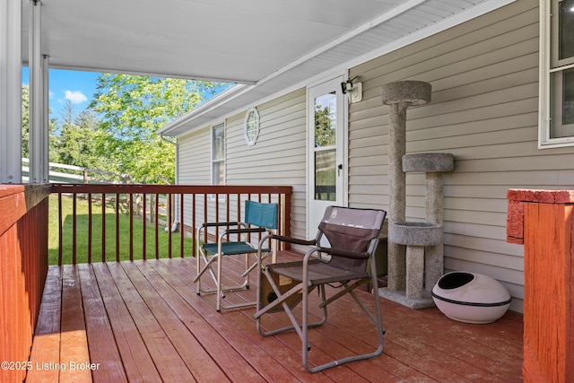 1415 Zoneton Rd, Shepherdsville, KY 40165 - view of wooden deck