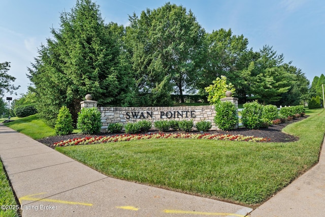 1208 Elderberry Ln, Louisville, KY 40243 - community / neighborhood sign featuring a lawn