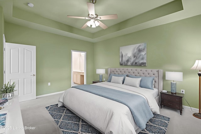 1208 Elderberry Ln, Louisville, KY 40243 - bedroom featuring carpet, ceiling fan, and connected bathroom