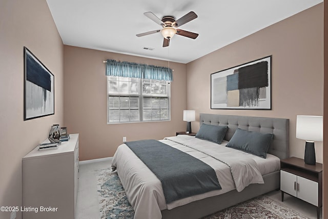 1208 Elderberry Ln, Louisville, KY 40243 - bedroom with baseboards and a ceiling fan