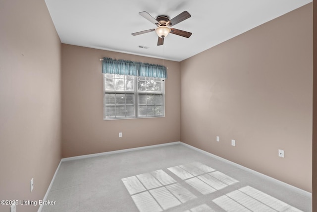 1208 Elderberry Ln, Louisville, KY 40243 - carpeted empty room with a ceiling fan and baseboards