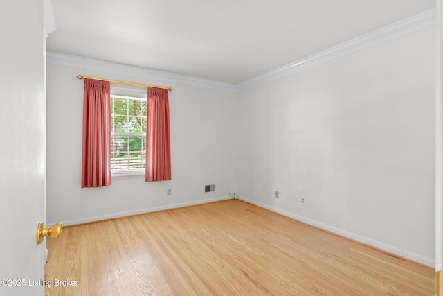4011 White Plains Ct, Louisville, KY 40218 - empty room with wood finished floors and crown molding