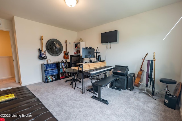 11905 Cascade Falls Trl, Louisville, KY 40229 - office area with carpet flooring and baseboards