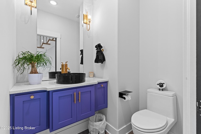 118 Stable Way, Jeffersonville, IN 47130 - half bath featuring vanity and toilet