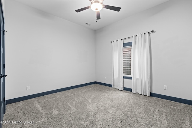 118 Stable Way, Jeffersonville, IN 47130 - empty room featuring carpet flooring, a ceiling fan, and baseboards