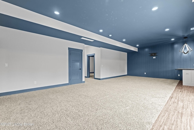 118 Stable Way, Jeffersonville, IN 47130 - empty room featuring recessed lighting, baseboards, and carpet