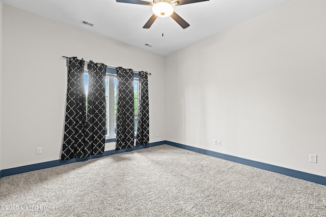 118 Stable Way, Jeffersonville, IN 47130 - empty room with ceiling fan, baseboards, and carpet flooring