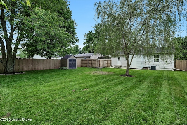 6106 Dobson Ct, Louisville, KY 40229 - view of yard featuring central AC unit