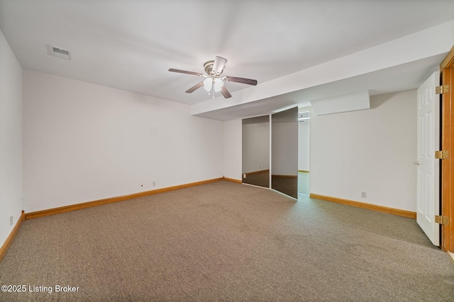 527 Woodlake Dr, Louisville, KY 40245 - unfurnished bedroom with carpet and ceiling fan