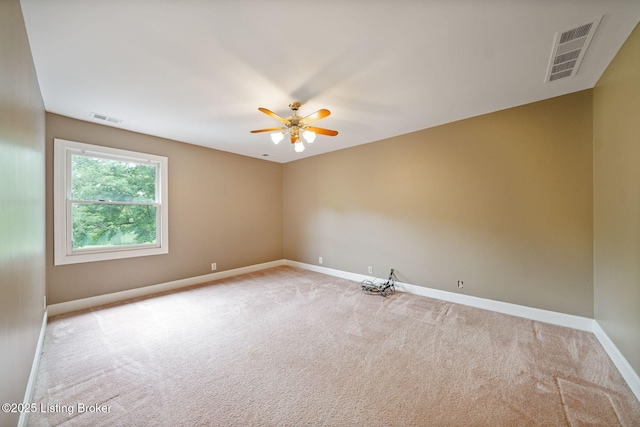 527 Woodlake Dr, Louisville, KY 40245 - empty room featuring ceiling fan and carpet floors