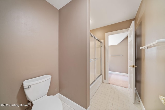 527 Woodlake Dr, Louisville, KY 40245 - bathroom with tile patterned floors and enclosed tub / shower combo