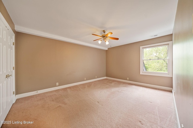 527 Woodlake Dr, Louisville, KY 40245 - empty room featuring light colored carpet and ceiling fan