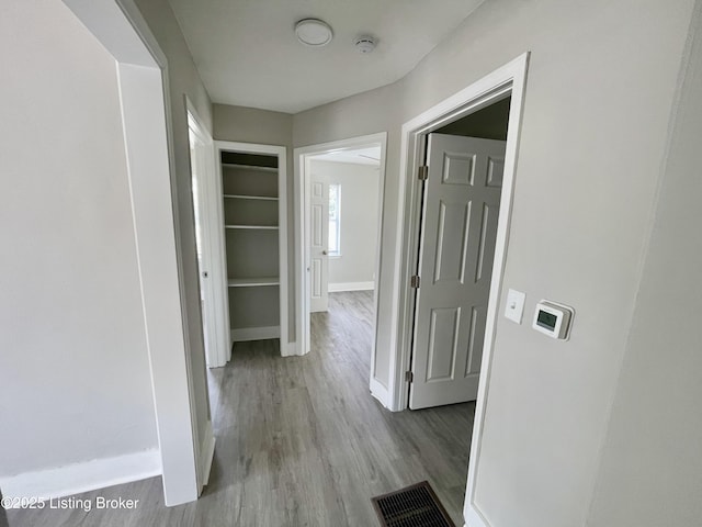 4143 Hillview Ave, Louisville, KY 40216 - hall featuring baseboards and wood finished floors