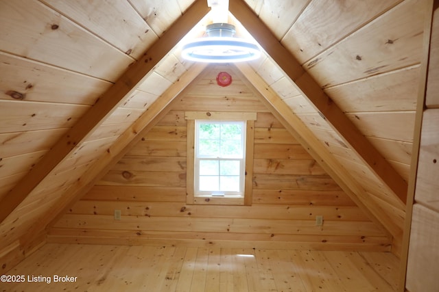 255 Little Cabin Ln, Falls Of Rough, KY 40119 - bonus room with wooden ceiling, lofted ceiling, and hardwood / wood-style flooring