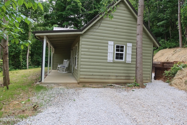 255 Little Cabin Ln, Falls Of Rough, KY 40119 - view of front of house featuring faux log siding