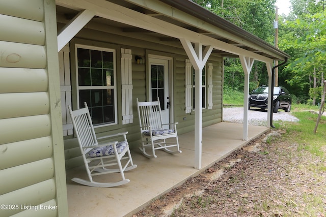 255 Little Cabin Ln, Falls Of Rough, KY 40119 - view of covered porch