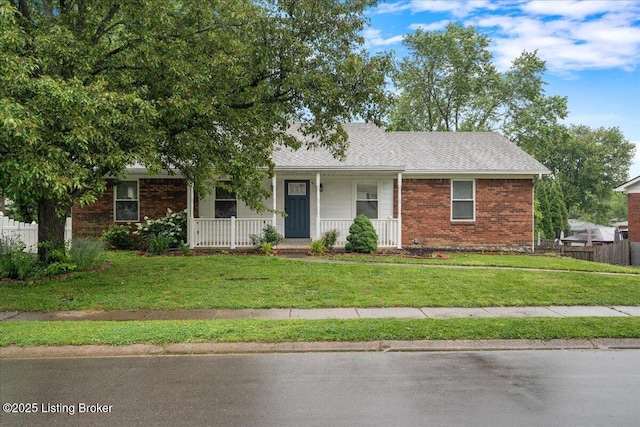 812 Castlewood Dr, New Albany, IN 47150 - single story home featuring covered porch and brick siding