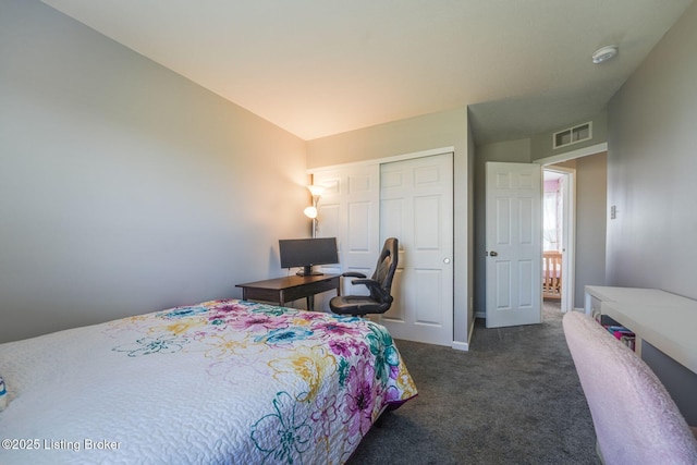 108 Ruby Farm Dr, Mt Washington, KY 40047 - bedroom with carpet, a closet, and baseboards