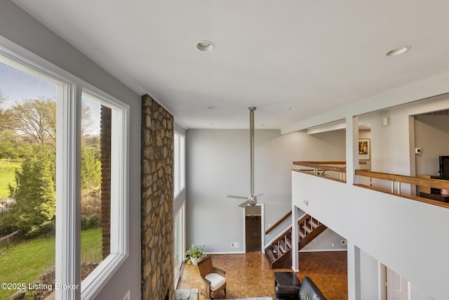 1140 Rostrevor Cir, Louisville, KY 40205 - corridor featuring recessed lighting and baseboards