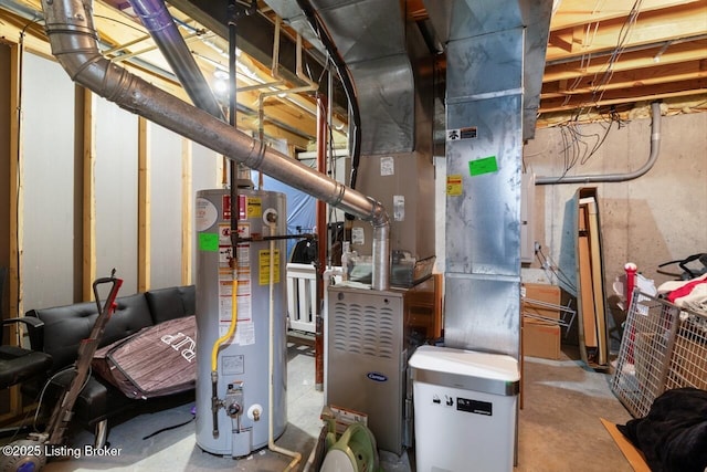 4705 Holly Forest Ct, Louisville, KY 40245 - utility room featuring gas water heater