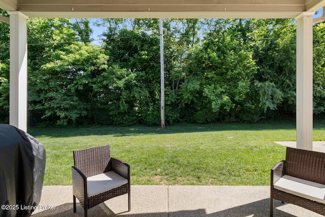 4705 Holly Forest Ct, Louisville, KY 40245 - view of grassy yard with a patio