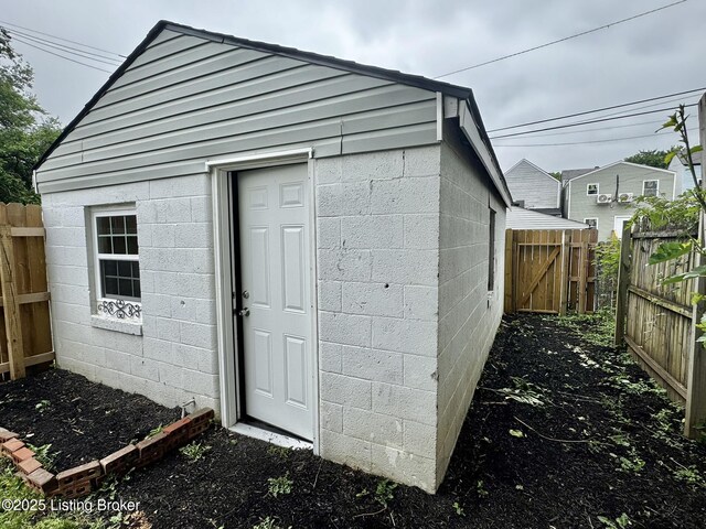 445 Marret Ave, Louisville, KY 40208 - view of outdoor structure with a gate