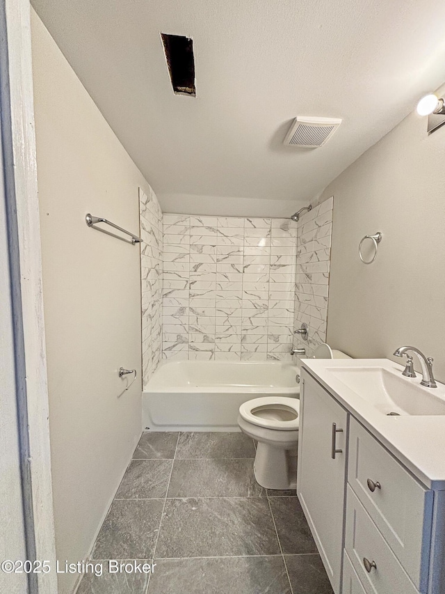 1724 Garland Ave, Louisville, KY 40210 - bathroom featuring vanity, toilet, and shower / bath combination