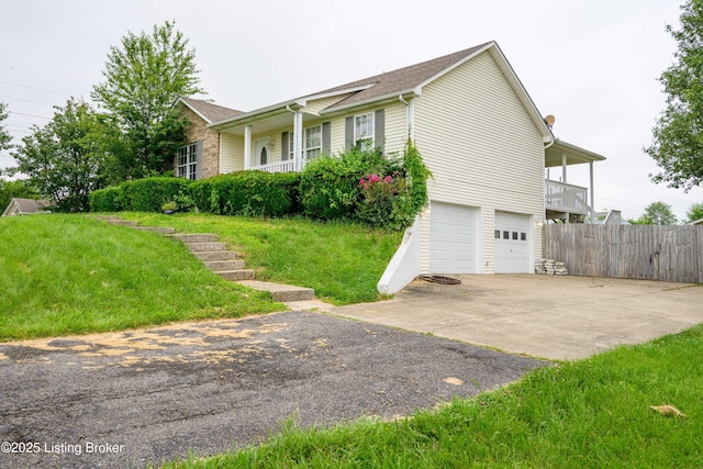 198 Cecilia Smiths Mill Rd, Cecilia, KY 42724 - view of home's exterior featuring concrete driveway and an attached garage