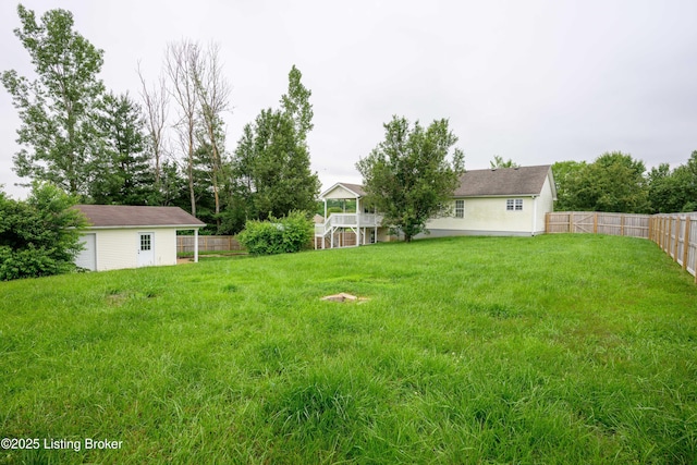 198 Cecilia Smiths Mill Rd, Cecilia, KY 42724 - view of yard with an outbuilding
