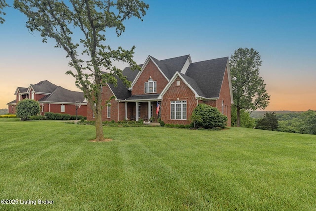 103 Morgan Ct, Bardstown, KY 40004 - view of front of property featuring brick siding and a yard