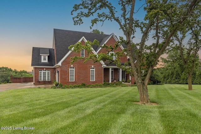 103 Morgan Ct, Bardstown, KY 40004 - view of front of home featuring brick siding and a yard