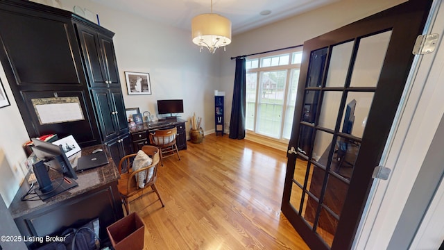 103 Morgan Ct, Bardstown, KY 40004 - office featuring light wood-type flooring and baseboards