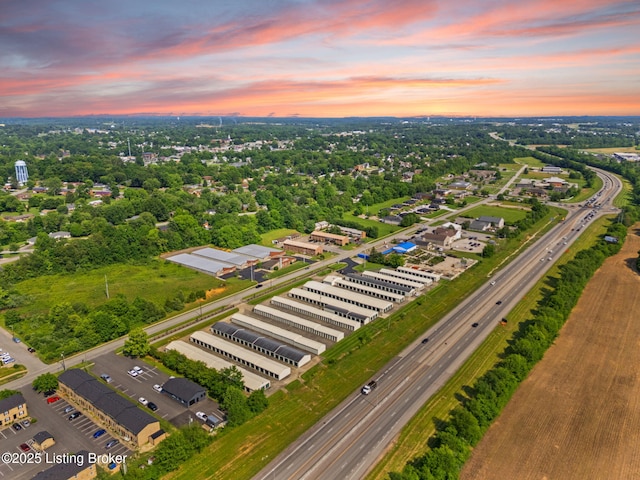623 Westport Rd, Elizabethtown, KY 42701 - aerial view at dusk of view of scattered trees