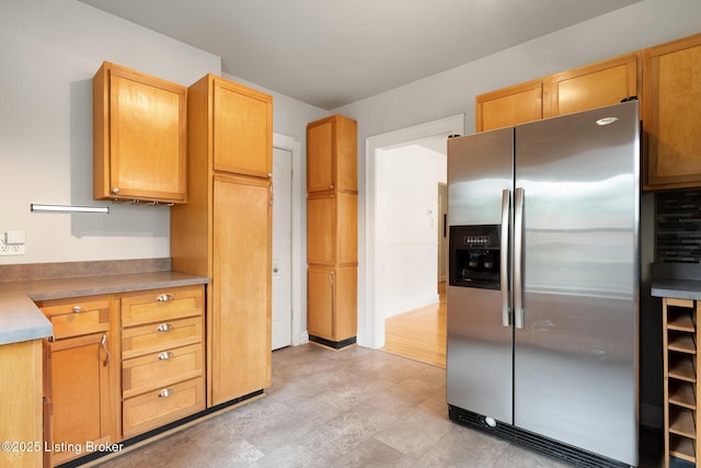 857 Melford Ave, Louisville, KY 40217 - kitchen featuring stainless steel fridge and light countertops