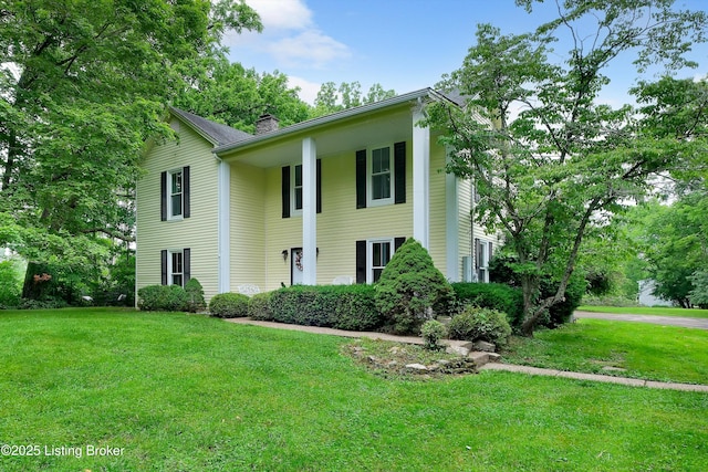 5212 Mary Clayton Ln, Crestwood, KY 40014 - view of front of property featuring a chimney and a front yard