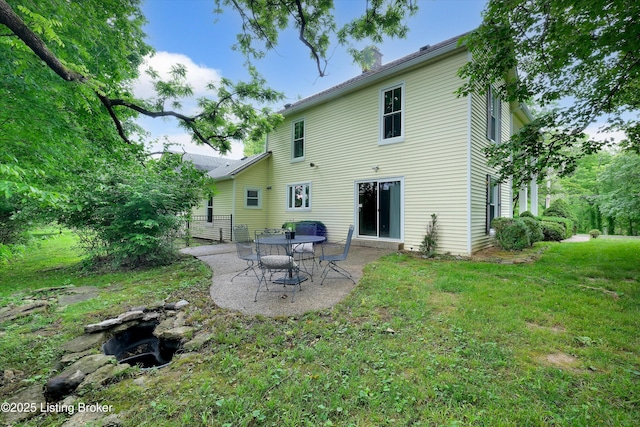 5212 Mary Clayton Ln, Crestwood, KY 40014 - rear view of house with a patio area and a yard