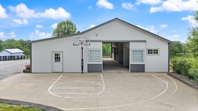 684 Cheslon Rd, Munfordville, KY 42765 - view of sport court with basketball hoop