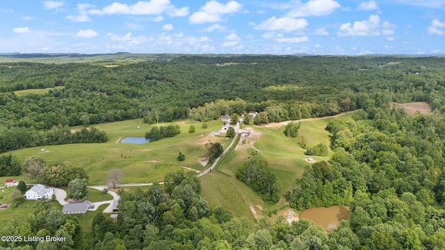 684 Cheslon Rd, Munfordville, KY 42765 - aerial view of property's location with a heavily wooded area and a large body of water