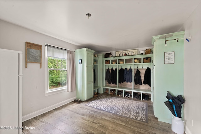 684 Cheslon Rd, Munfordville, KY 42765 - mudroom with wood finished floors and baseboards