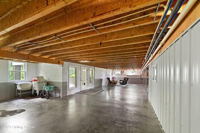 684 Cheslon Rd, Munfordville, KY 42765 - view of basement