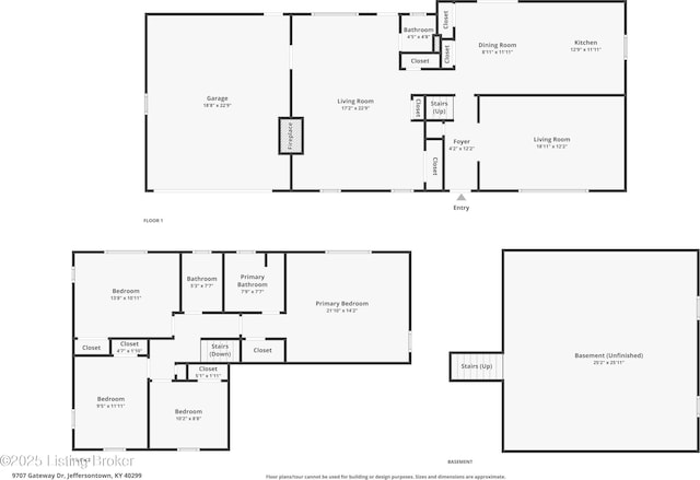 9707 Gateway Dr, Louisville, KY 40299 - home floor plan