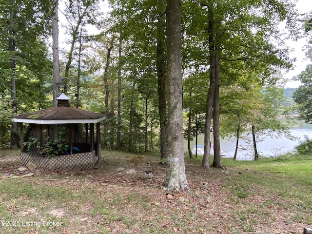682 Hornback Mill Ln, Leitchfield, KY 42754 - view of yard featuring a gazebo